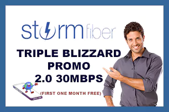 StormFiber Triple Blizzard Promo 2-0 30mbps