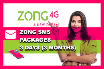 Zong SMS Packages 3 Days