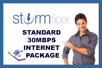 StormFiber 30 Mbps Internet Package