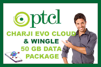 PTCL CharJi Evo Cloud and Wingle 50 GB Data Package