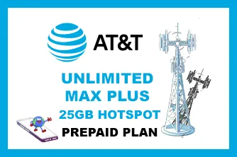 Prepaid Unlimited MAX Plus 25GB Hotspot Plan